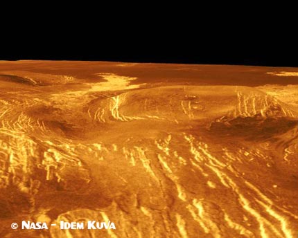 surface of venus. the Venus environment and